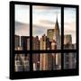 View from the Window - New York Skyline-Philippe Hugonnard-Stretched Canvas