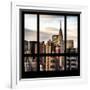 View from the Window - New York Skyline-Philippe Hugonnard-Framed Photographic Print