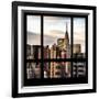 View from the Window - New York Skyline-Philippe Hugonnard-Framed Photographic Print