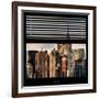 View from the Window - New York Skyline-Philippe Hugonnard-Framed Photographic Print