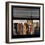 View from the Window - New York Skyline-Philippe Hugonnard-Framed Photographic Print