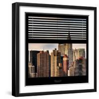 View from the Window - New York Skyline-Philippe Hugonnard-Framed Photographic Print