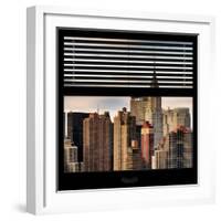 View from the Window - New York Skyline-Philippe Hugonnard-Framed Photographic Print