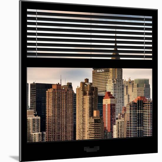 View from the Window - New York Skyline-Philippe Hugonnard-Mounted Photographic Print
