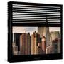 View from the Window - New York Skyline-Philippe Hugonnard-Stretched Canvas