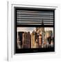 View from the Window - New York Skyline-Philippe Hugonnard-Framed Photographic Print