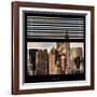 View from the Window - New York Skyline-Philippe Hugonnard-Framed Photographic Print