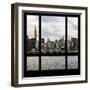 View from the Window - New York Skyline-Philippe Hugonnard-Framed Photographic Print