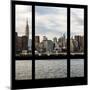 View from the Window - New York Skyline-Philippe Hugonnard-Mounted Photographic Print