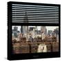 View from the Window - New York Skyline-Philippe Hugonnard-Stretched Canvas