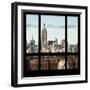 View from the Window - New York Skyline-Philippe Hugonnard-Framed Photographic Print