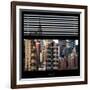 View from the Window - New York Skyline-Philippe Hugonnard-Framed Photographic Print