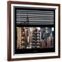 View from the Window - New York Skyline-Philippe Hugonnard-Framed Photographic Print