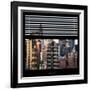 View from the Window - New York Skyline-Philippe Hugonnard-Framed Premium Photographic Print