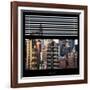 View from the Window - New York Skyline-Philippe Hugonnard-Framed Premium Photographic Print