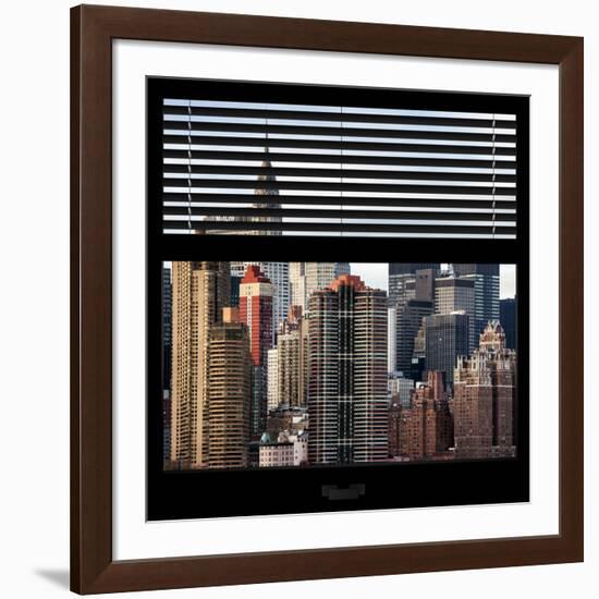 View from the Window - New York Skyline-Philippe Hugonnard-Framed Photographic Print