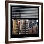 View from the Window - New York Skyline-Philippe Hugonnard-Framed Photographic Print