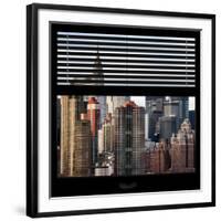 View from the Window - New York Skyline-Philippe Hugonnard-Framed Photographic Print