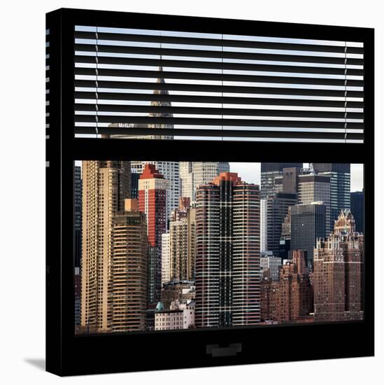 View from the Window - New York Skyline-Philippe Hugonnard-Stretched Canvas