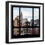 View from the Window - New York Skyline-Philippe Hugonnard-Framed Photographic Print