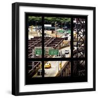 View from the Window - New York Traffic-Philippe Hugonnard-Framed Photographic Print