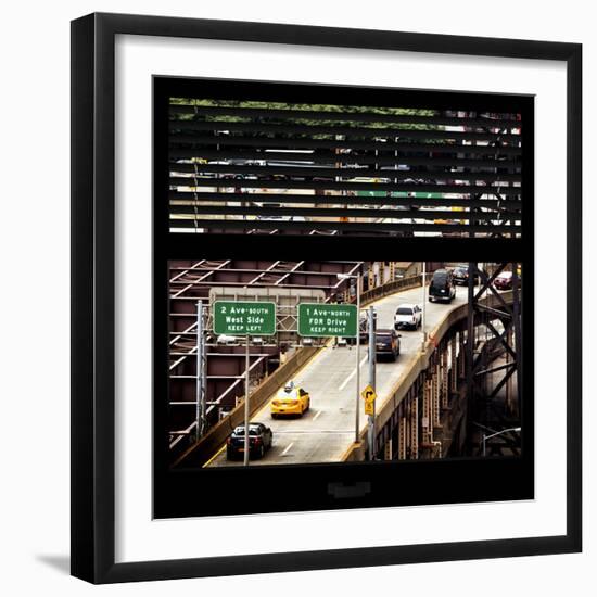 View from the Window - New York Traffic-Philippe Hugonnard-Framed Photographic Print