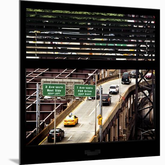 View from the Window - New York Traffic-Philippe Hugonnard-Mounted Photographic Print