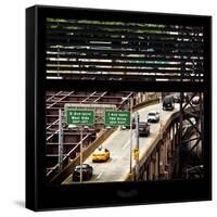 View from the Window - New York Traffic-Philippe Hugonnard-Framed Stretched Canvas