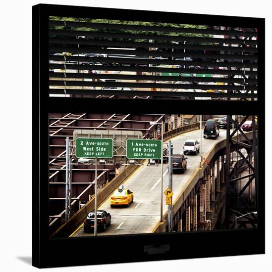 View from the Window - New York Traffic-Philippe Hugonnard-Stretched Canvas