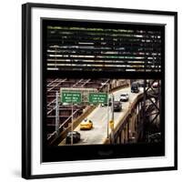 View from the Window - New York Traffic-Philippe Hugonnard-Framed Photographic Print