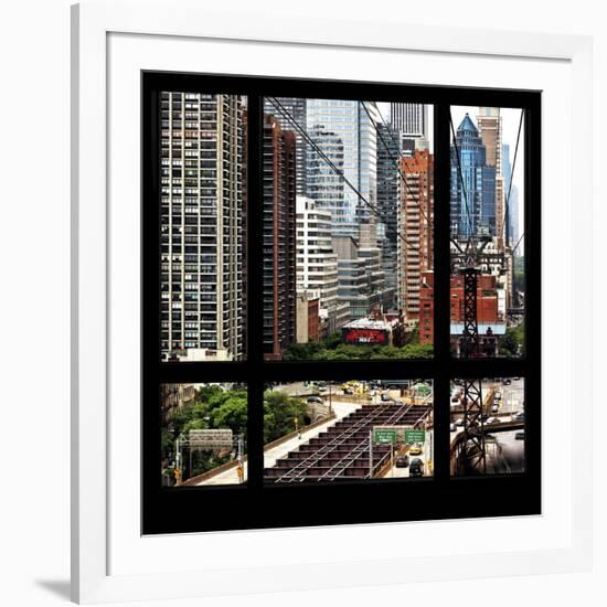 View from the Window - New York Traffic-Philippe Hugonnard-Framed Photographic Print