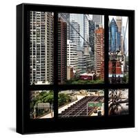 View from the Window - New York Traffic-Philippe Hugonnard-Framed Stretched Canvas