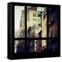 View from the Window - New York Winter-Philippe Hugonnard-Framed Stretched Canvas