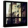 View from the Window - New York Winter-Philippe Hugonnard-Framed Stretched Canvas