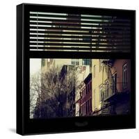 View from the Window - New York Winter-Philippe Hugonnard-Framed Stretched Canvas