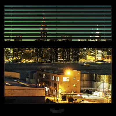 View From The Window Night Skyline New York City Photographic Print Philippe Hugonnard Allposters Com