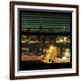 View from the Window - Night Skyline - New York City-Philippe Hugonnard-Framed Photographic Print