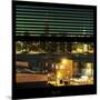 View from the Window - Night Skyline - New York City-Philippe Hugonnard-Mounted Photographic Print