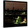 View from the Window - Night Skyline - New York City-Philippe Hugonnard-Stretched Canvas