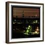 View from the Window - Night Skyline - New York City-Philippe Hugonnard-Framed Premium Photographic Print