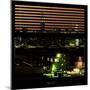View from the Window - Night Skyline - New York City-Philippe Hugonnard-Mounted Premium Photographic Print