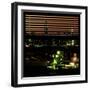 View from the Window - Night Skyline - New York City-Philippe Hugonnard-Framed Photographic Print