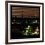 View from the Window - Night Skyline - New York City-Philippe Hugonnard-Framed Photographic Print