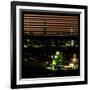 View from the Window - Night Skyline - New York City-Philippe Hugonnard-Framed Photographic Print