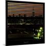 View from the Window - Night Skyline - New York City-Philippe Hugonnard-Mounted Photographic Print