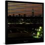 View from the Window - Night Skyline - New York City-Philippe Hugonnard-Stretched Canvas