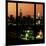 View from the Window - Night Skyline - New York City-Philippe Hugonnard-Mounted Photographic Print