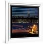 View from the Window - Night Skyline - New York City-Philippe Hugonnard-Framed Photographic Print