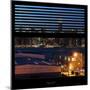 View from the Window - Night Skyline - New York City-Philippe Hugonnard-Mounted Photographic Print