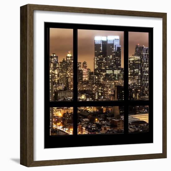 View from the Window - NYC Architecture-Philippe Hugonnard-Framed Photographic Print